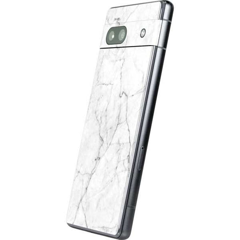 White Marble Google Pixel 7a Skin